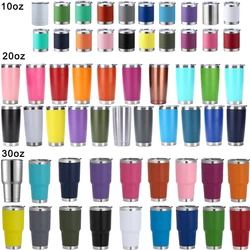 Wholesale 20oz coffee travel mug car tumbler vacuum insulated double wall stainless steel powder coated tumblers coffee mugs