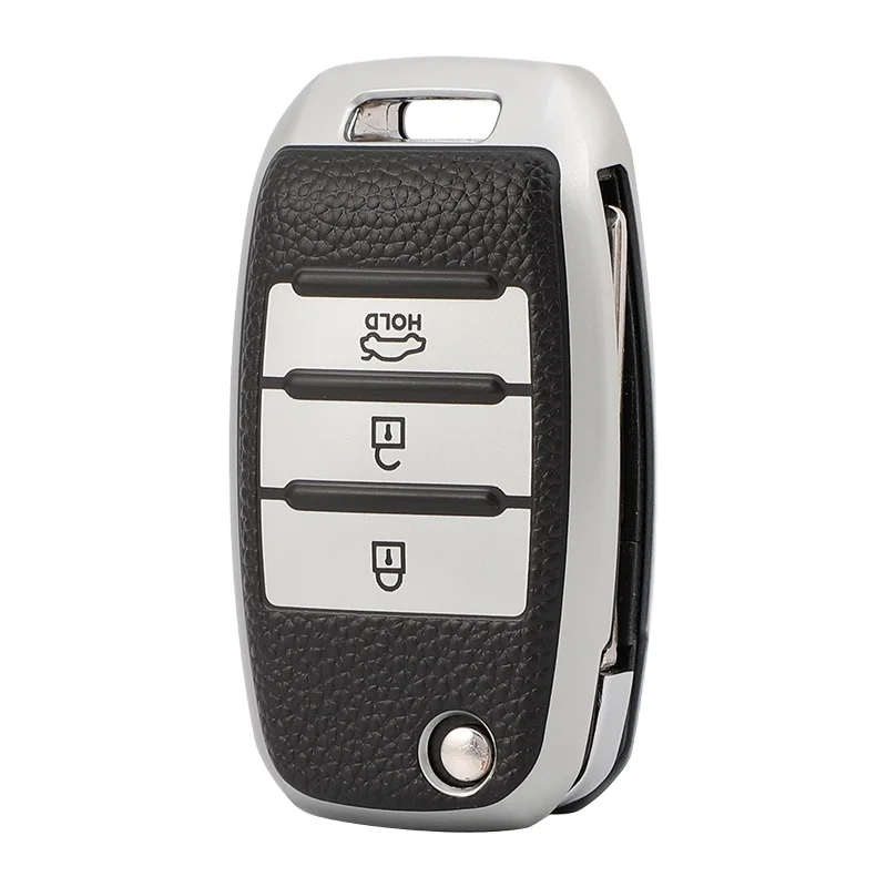 Hight Quality Soft TPU Leather Car Key Cover Protector  Smart  Covers Fit For  KK3 K5 K4  Kx1 Kx5 K5 Car Holder Protected Bags 2