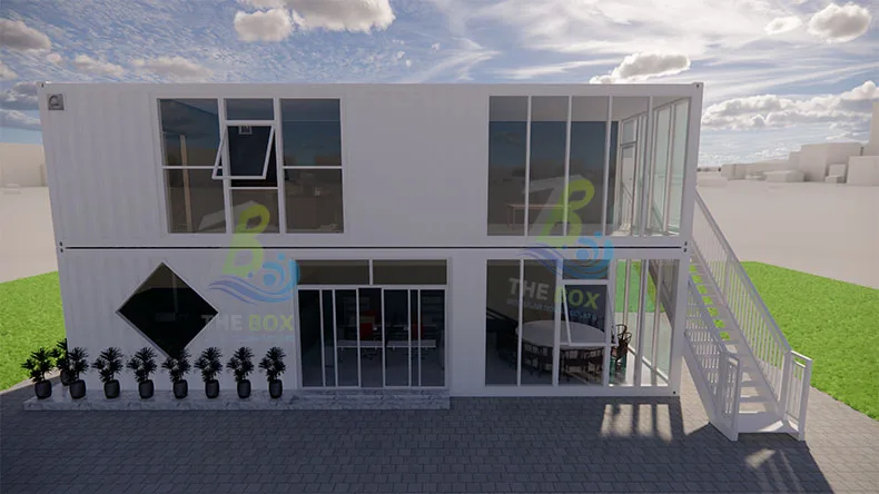 Good Quality 1 Year Instant House Two Story Prefab Houses Australia Portable Shipping Containers