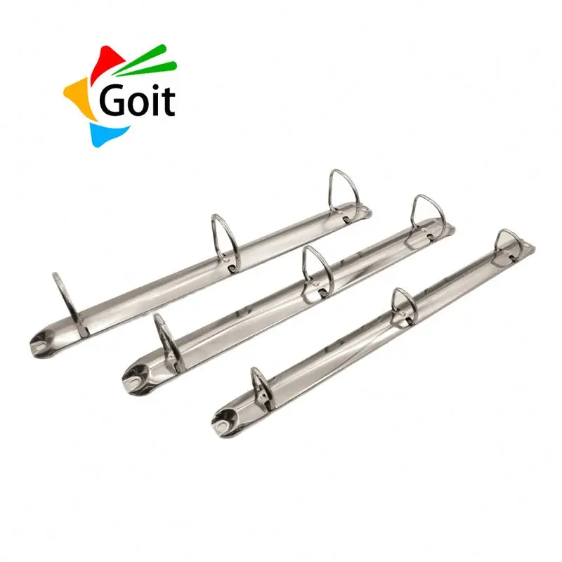 a4/a5/a6/a7/a8/a9/b5 3 black a6 clip loose leaf binder clips ring mechanism with metal