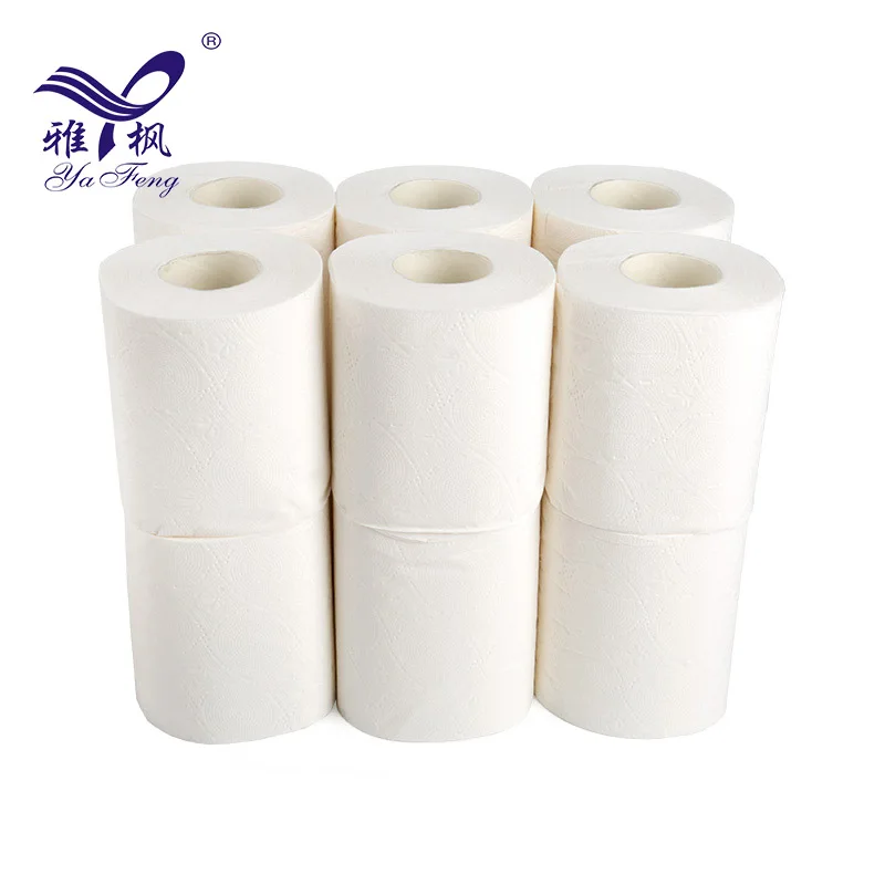 Wholesale High Water Absorption 2 Ply Toilet Tissue Paper Roll