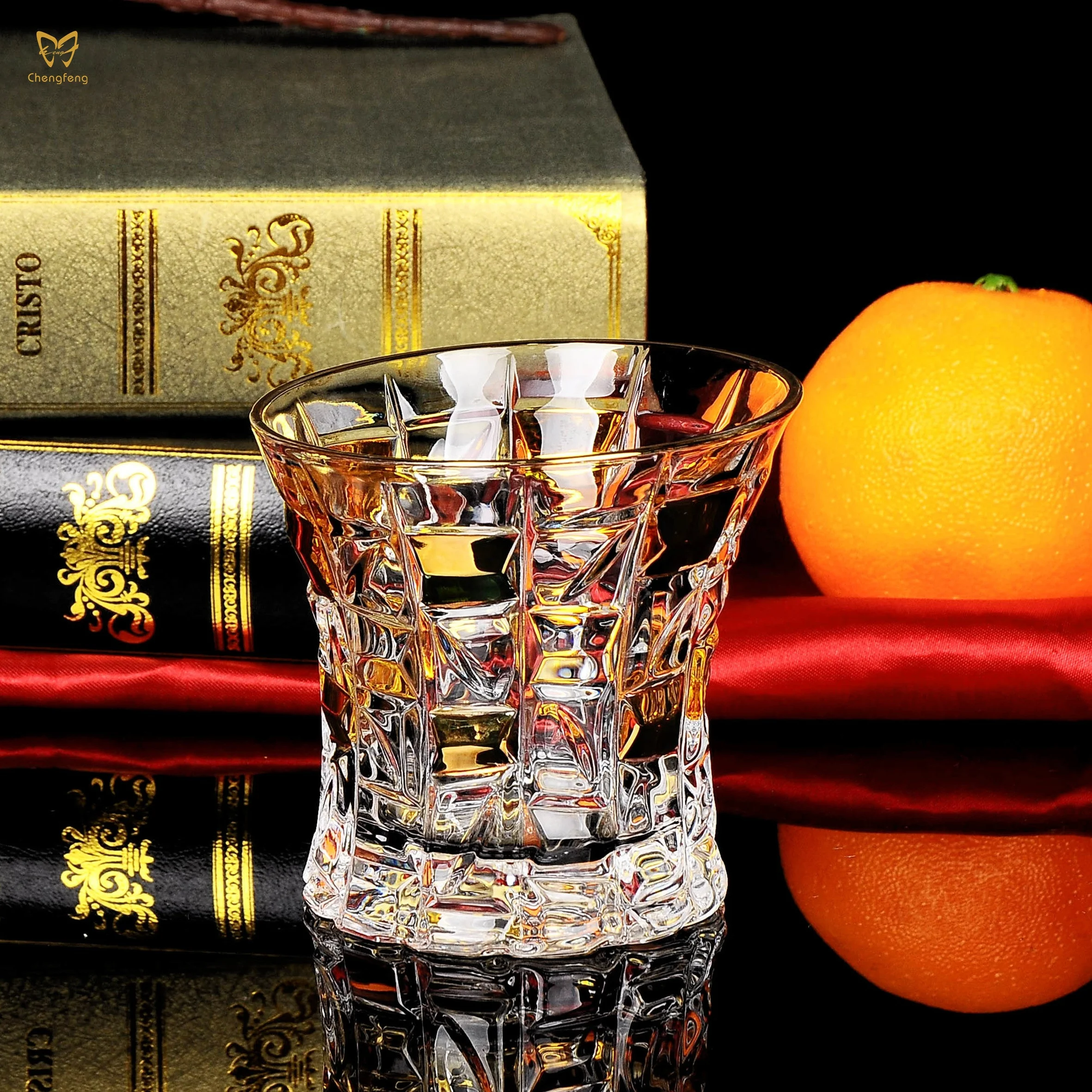 700ml Gold Rim Whiskey decanter set of 7 for Home