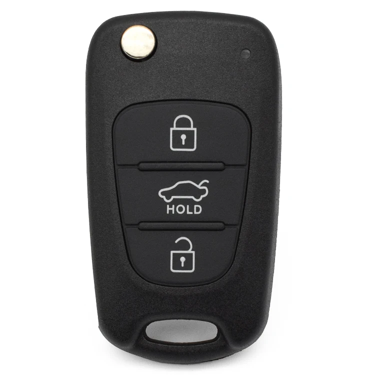 New Remote Key Shell For H-yundai I20 I30 IX35 I35 Accent K-ia Picanto Sportage K5 3 Buttons Flip Folding Remote Key Case
