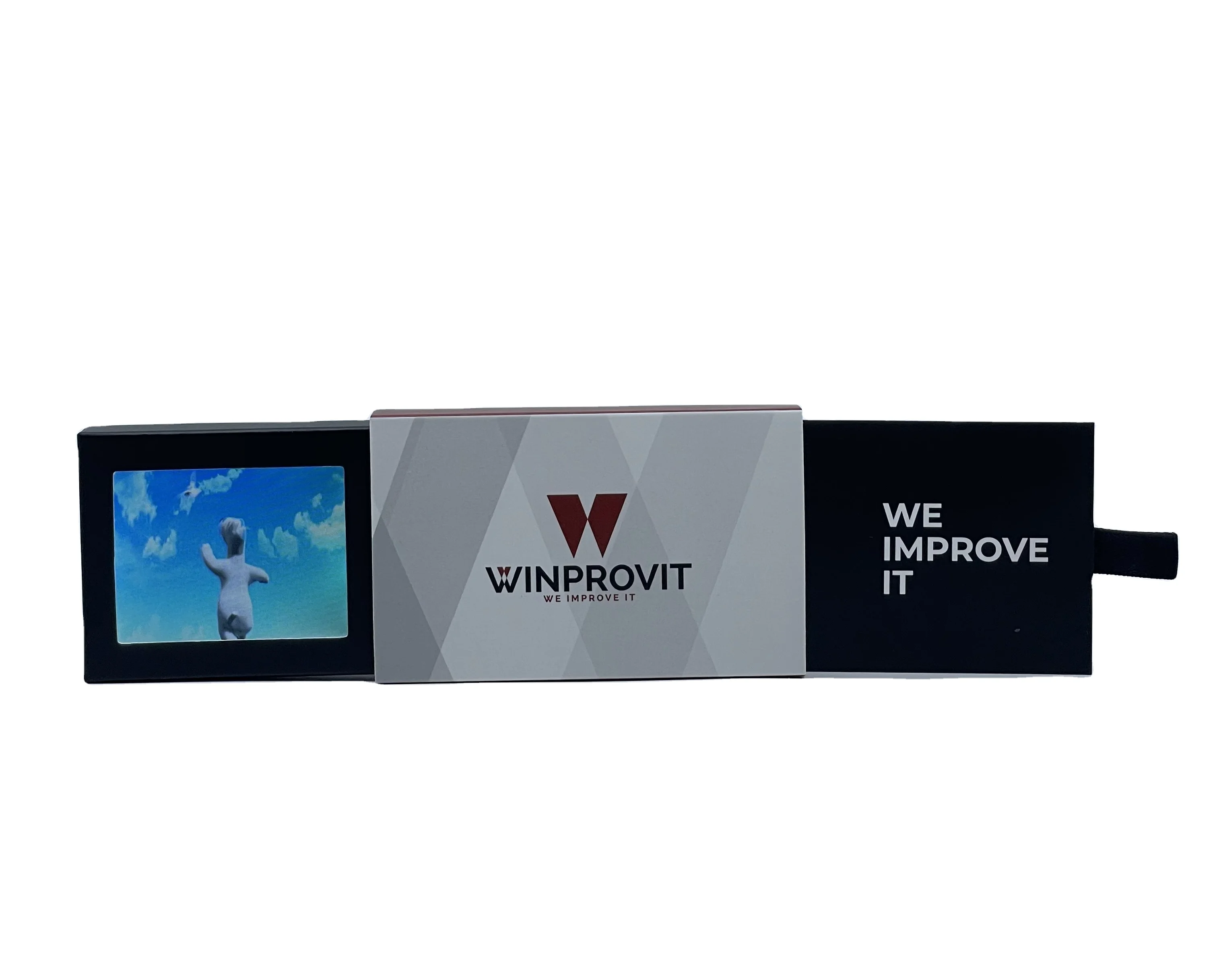 Factory supply high quality paper 2.4inch video business card digital lcd invitation brochure video greeting card manufacturer