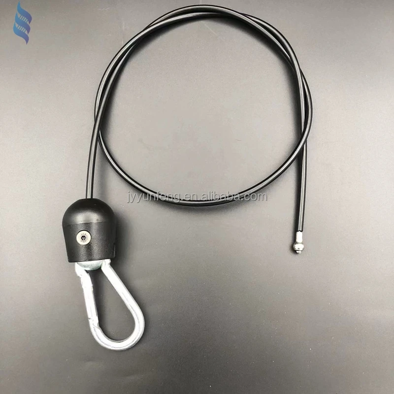 Flexible Gym Cable Heavy Duty Steel Wire Rope Replacement Part Gym Rope Fitness gym Smith use 4.0mm