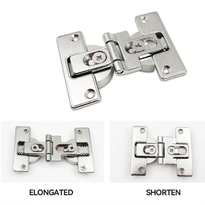 Folding table hinges, zinc alloy concealed flap hinge Furniture Kitchen Cabinet 35mm Cup Folding Overlapping Door Hinge