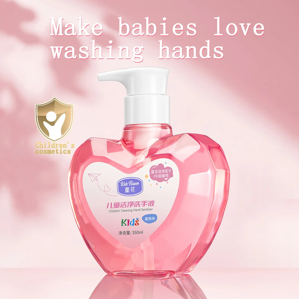 OEM Tonghua BIOAQUA Liquid Soap Gentle Cleaning Hand Wash Antibacterial Organic Honey Peach Household Baby Hand Sanitizer