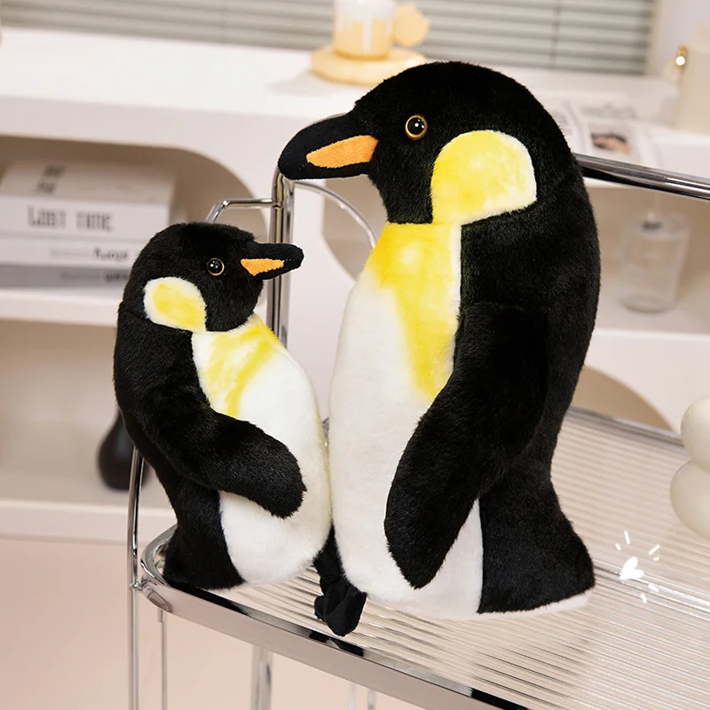 17cm 23cm 35cm 45cm Super Soft Realistic Penguin Plush Toy Standing Penguin Stuffed Toys
