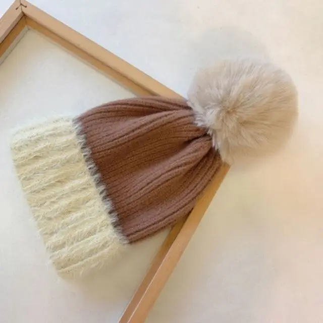 Wholesale Winter Knitted Hat Beanie Hats Personalised Custom Adult Embroidery Winter Hat