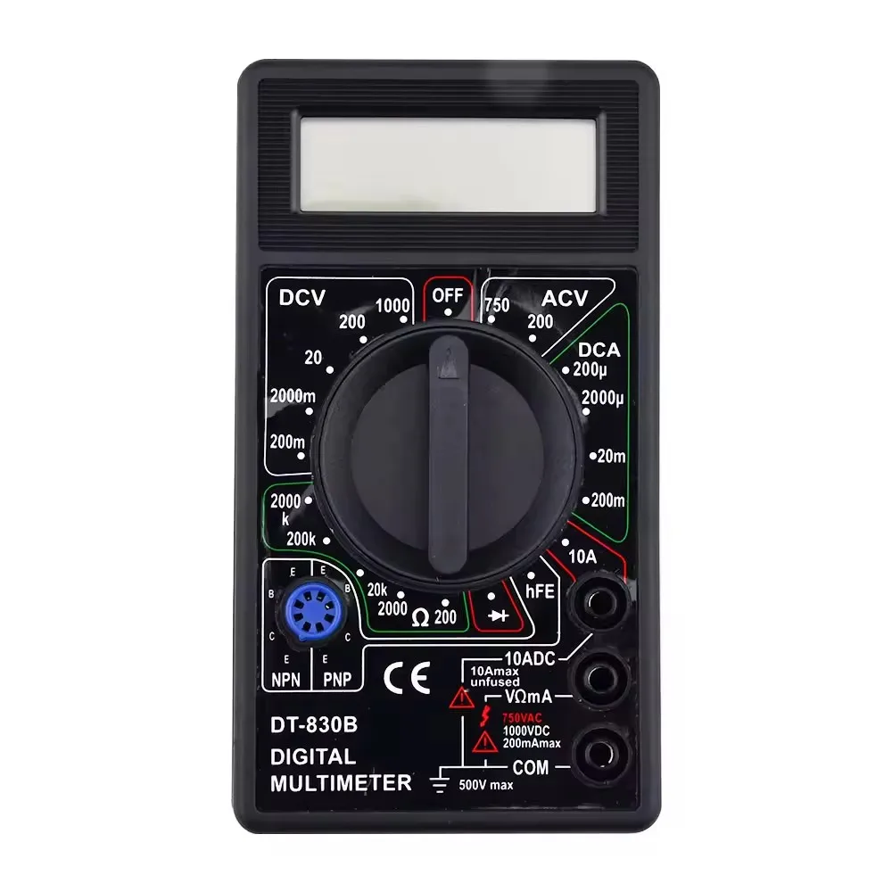 6000 Counts 1000V AC DC 20A AC DC Portable Multifunction Digital Multimeter Professional LCD Multimeter