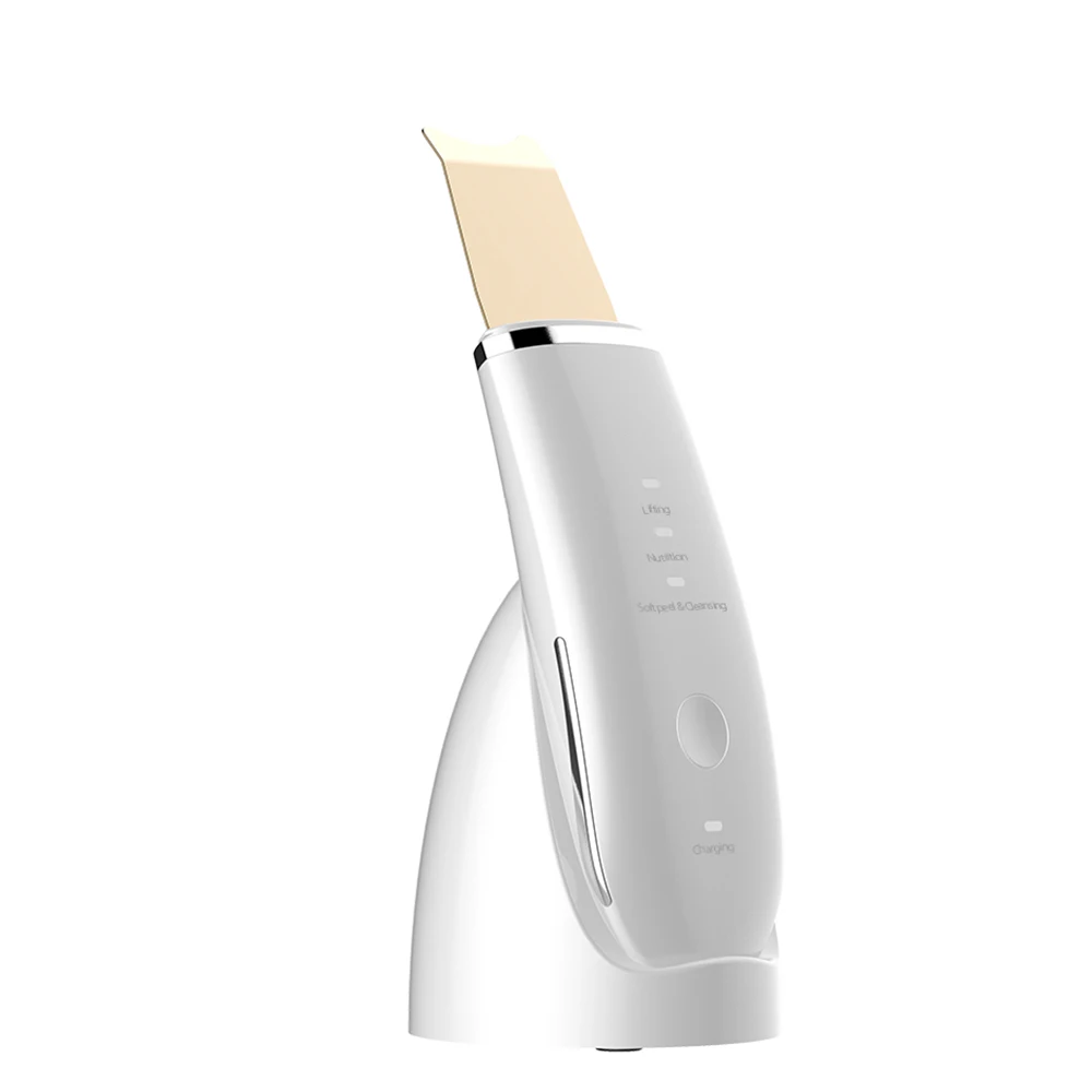 Facial Pore Cleaning Spatula Sonic Blackhead Remover Face Ultrasonic Skin Scrubber