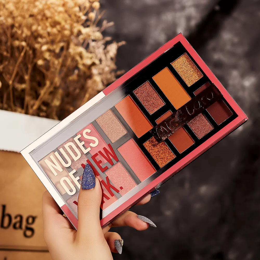 Fashion  Hot Sale High Pigment 16 COLOR Mica Glitter Private Label Eyeshadow palette