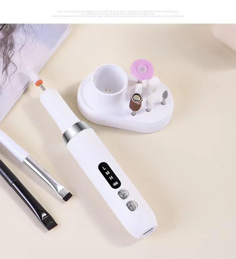 High Power Nail Polish Machine Electric Nail Removal Machine Nail Polisher Surface Polishing Equipment