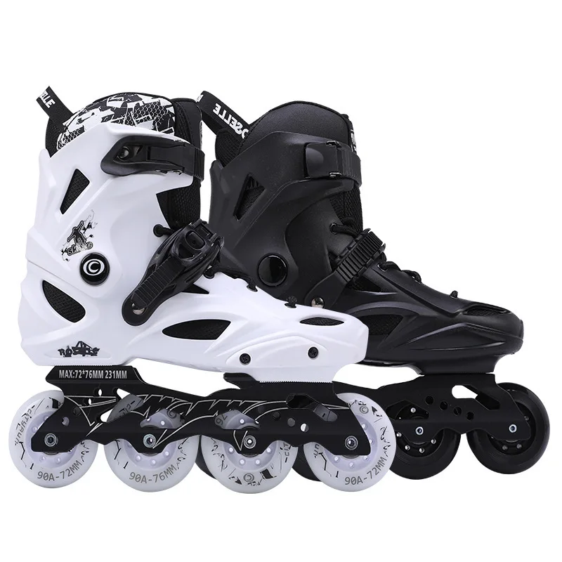 2024 Fashion new adult inline roller skates for men and women fancy roller skate luminous beginner adult roller skate shoes