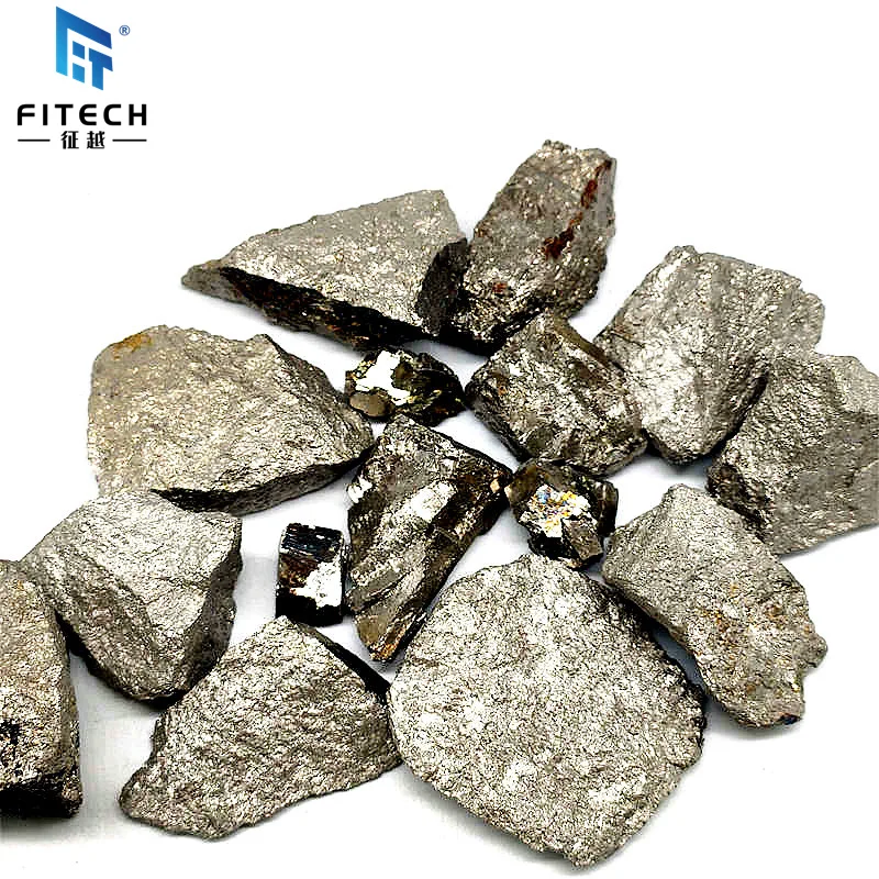 10-50mm 60%/65%Min Ferro Alloy Lump 100kg Iron Drum Packing Ferro Molybdenum