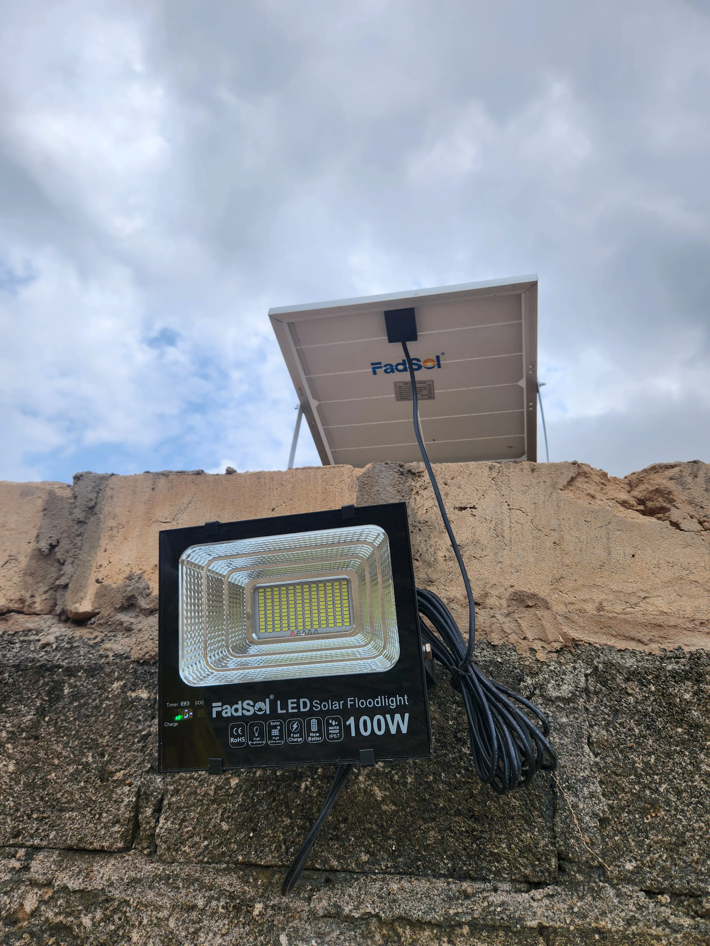 Solar Flood Light Outdoor LED 50w 100w 200w 300w 500w 1000w Optional Solar Light