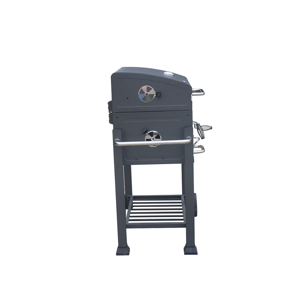 Outdoor Carbon Steel Bbq Grill Meat Smoker Bbq Grill Square Smoke Oven