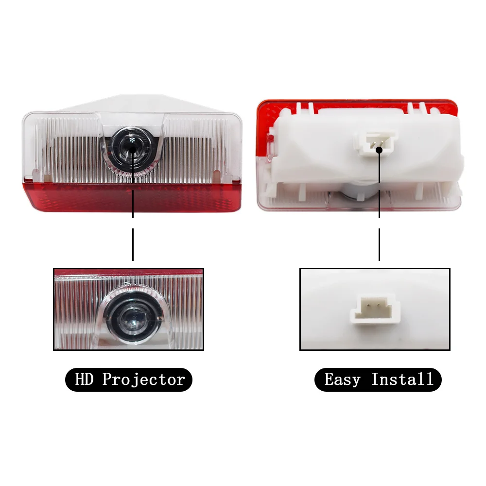 LED Car Door Light For Mercedes AMG Auto Laser Ghost Projector Welcome Lamp Fit Benz Class GLK X204 250 300 350 W245 W168