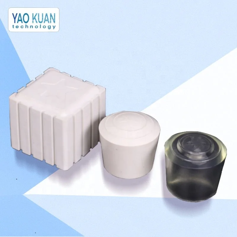 Black and white environmental protection rubber foot cover furniture table and chair leg non slip foot pad