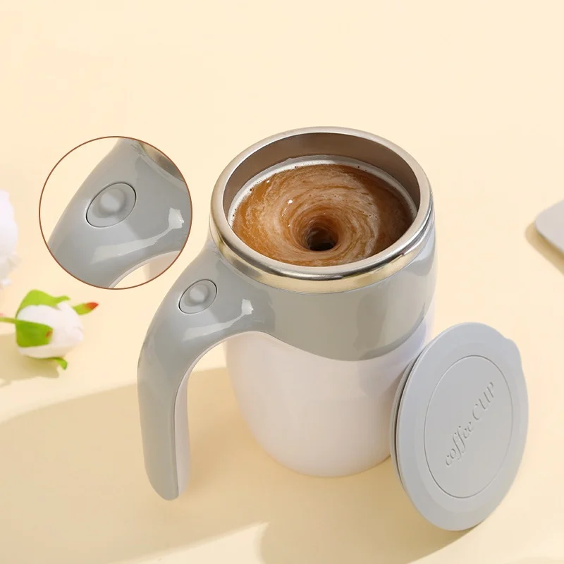 2024 Hot selling Automatic Magnetic Stirring Coffee Mug Home Office Stirring Cup with High Speed
