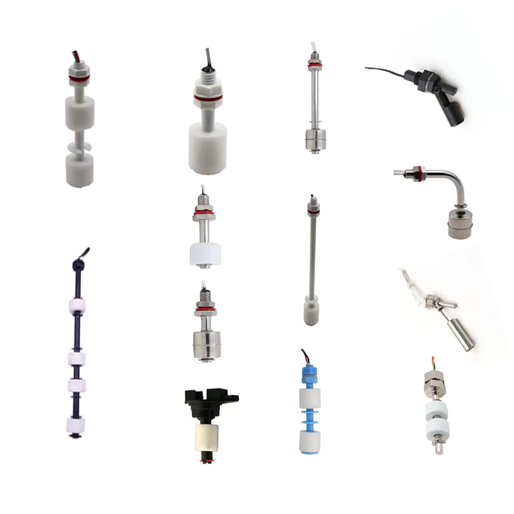 Вертикальный пластиковый поплавковый шарик типа 12 В магнитный датчик уровня