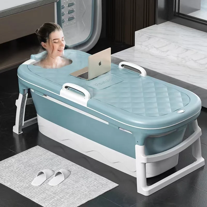 Massage Bathtub Environmental Protection Large Bathtub PP TPE Plastic Adult Household Folding for Babies Tubs Customized Printed