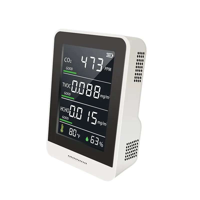 
Indoor CO2 meter CO2 Temperature Humidity Monitor Workshop Classroom Office Air Quality CO2 Monitor 