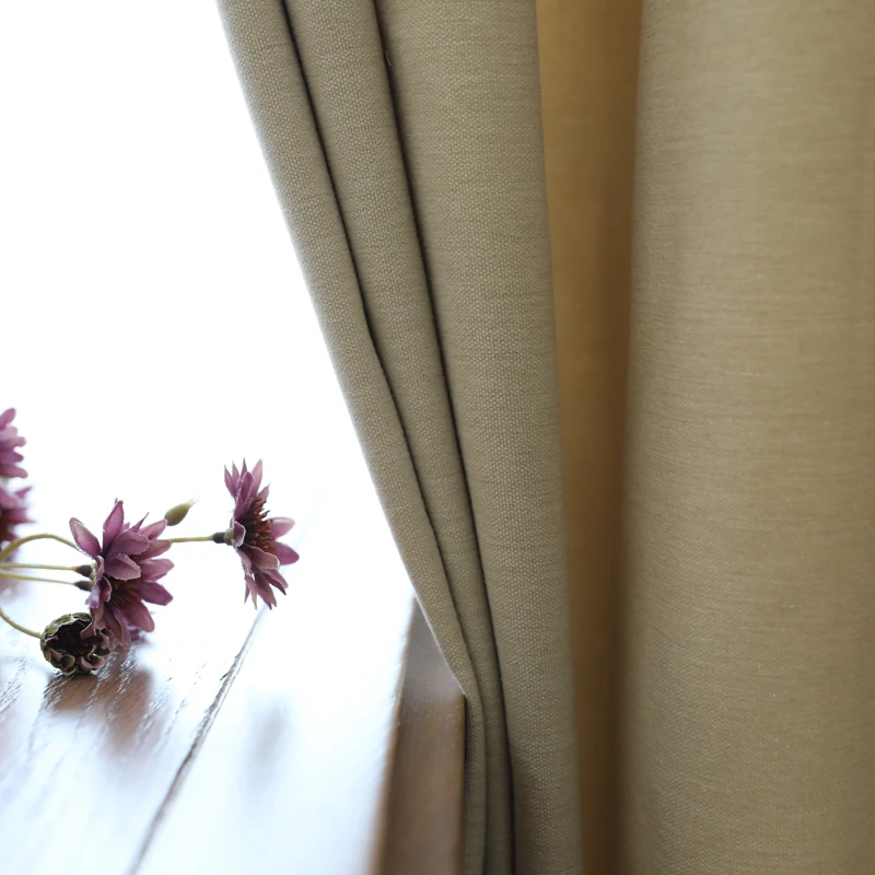 Innermor Solid Plain Curtain for Livingroom Home Decor Darpe Curtain Luxury for Bedroom Window Curtain Customized Blackout Hotel