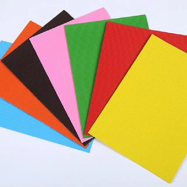Colorful Fluting Paper Corrugating Paper for Children Creativity