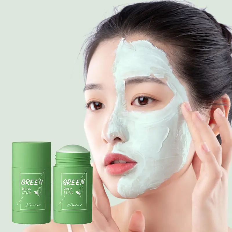 Wholesale Promotional Send Gifts Deep Clean Pore Oil Control Smearing Clay Stick Mask Green Tea Purifying Clay Stick Masks