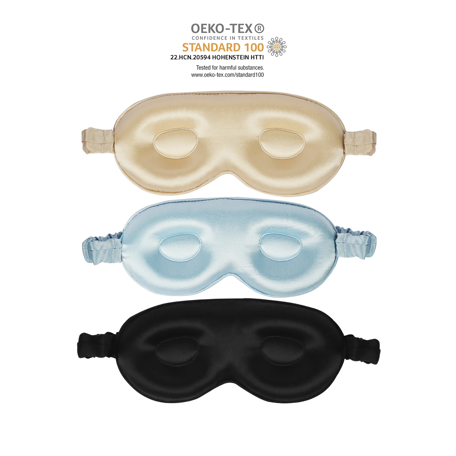 Custom Printed 3D Silk Eye Mask Private Label Pure Mulberry Silk Eye Blinder Pure Silk Printing Eye Mask