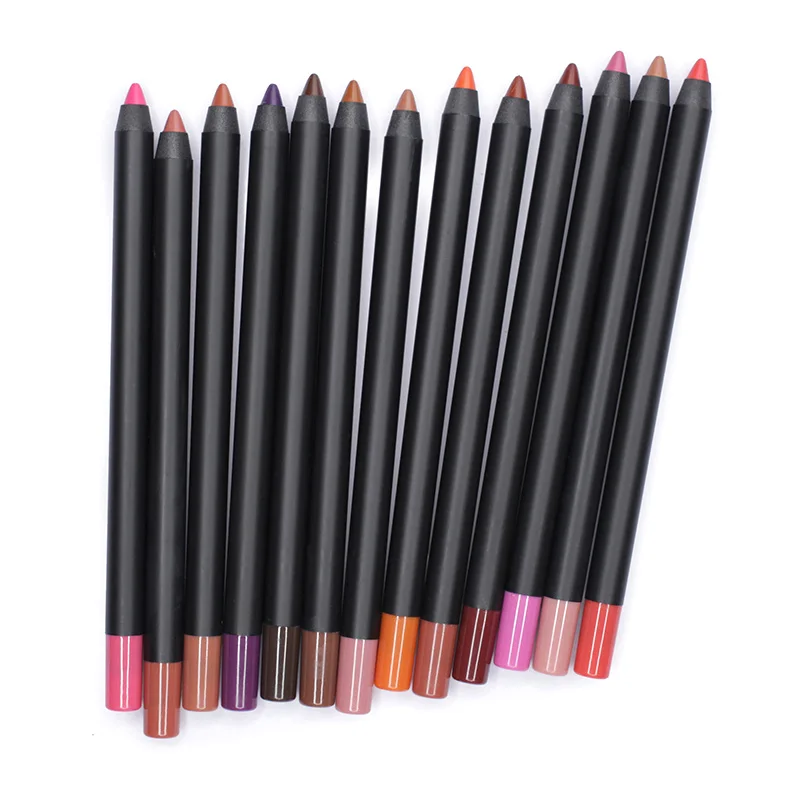 OEM Cosmetic Lip Liner Best Selling Waterproof  Private Label 3 in 1 cream Lip Liner Pencil