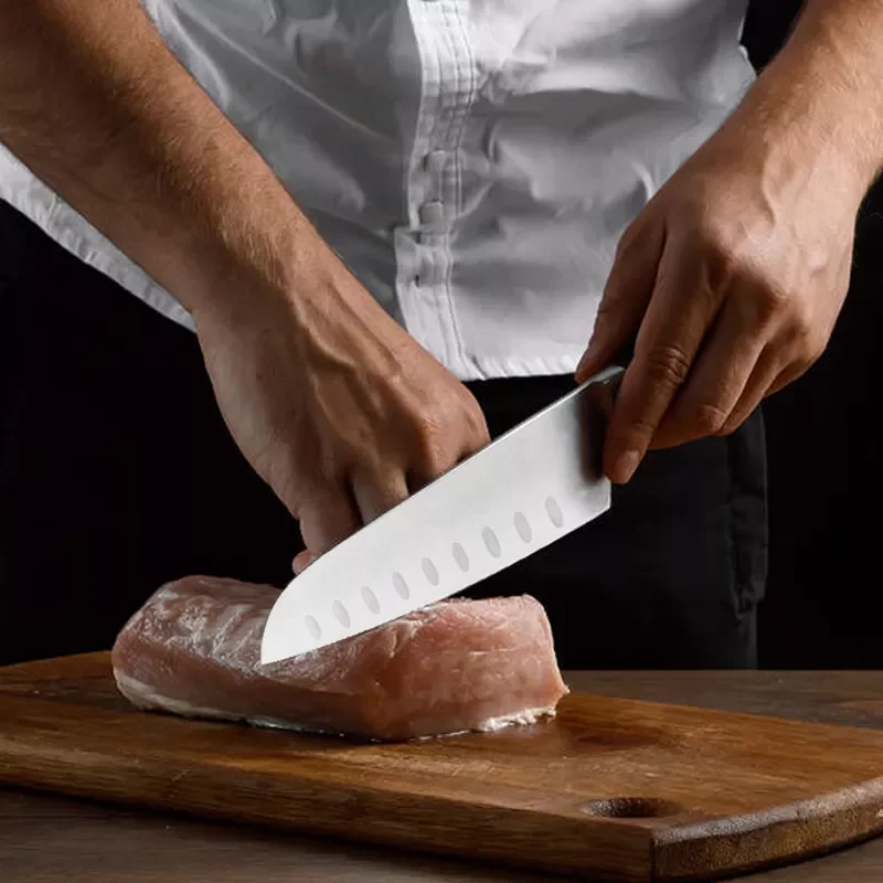 Manufacturer 16pcs Super Sharp Stainless Steel Kitchen Chef Knife Set With Wooden Block