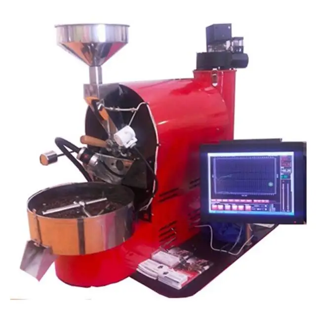 
Santoker Wintop Professional 2kg 3kg Carbon Steel Double Wall Drum Coffee Shop Specialty Commercial Coffee Roaster For Sale 