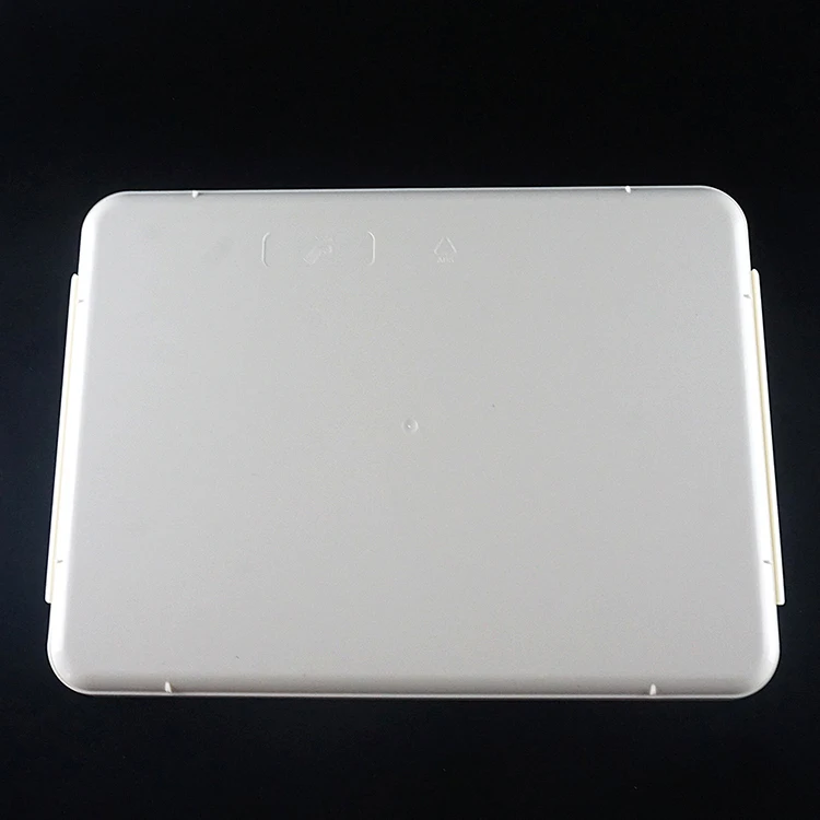 Inflight Rectangular Plastic ABS Atlas Non-Slip Serving Tray with Handles for Airline