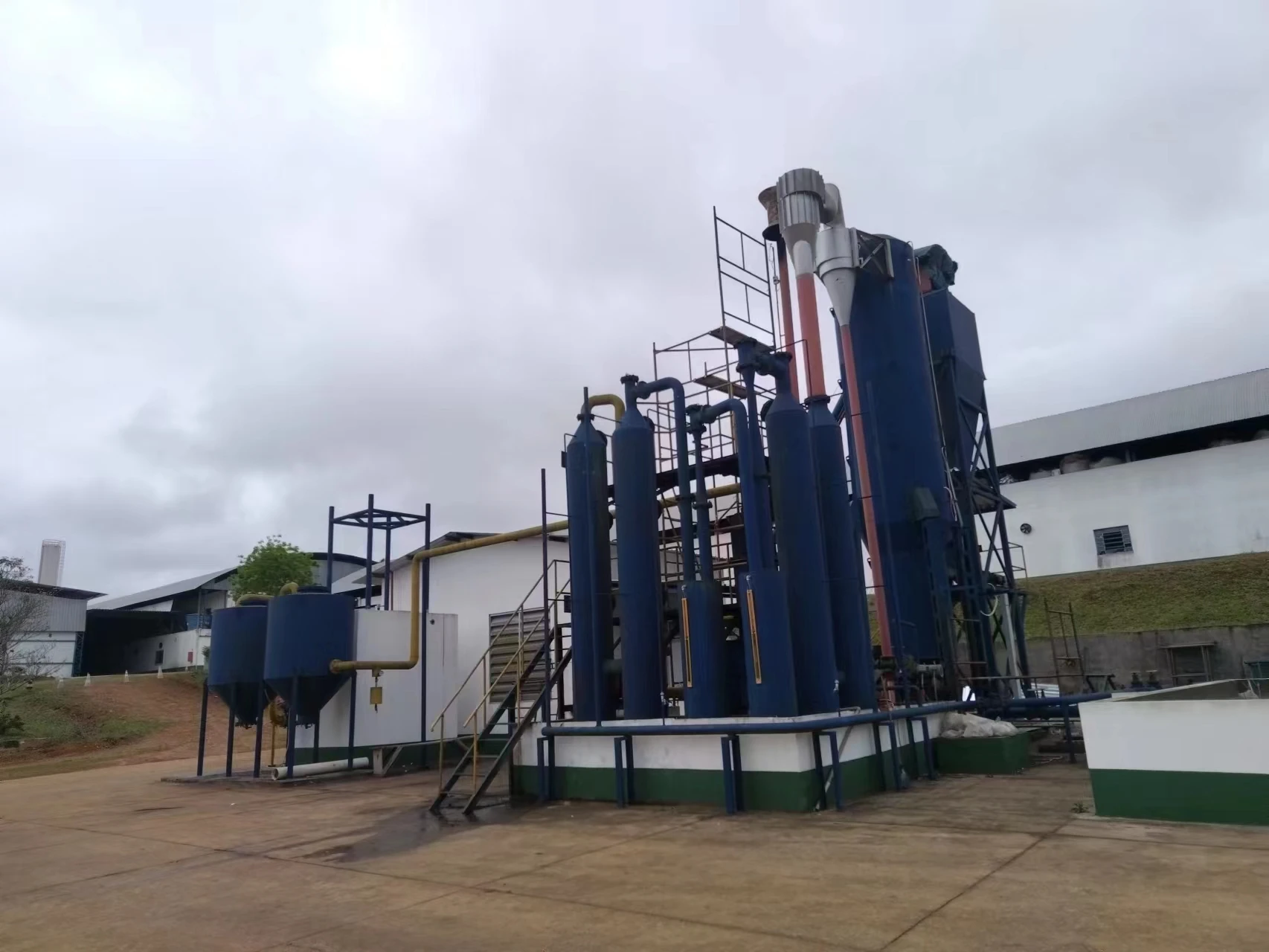 2.4MW biomass rice husk gasification power plant/biomass gasifier power generation
