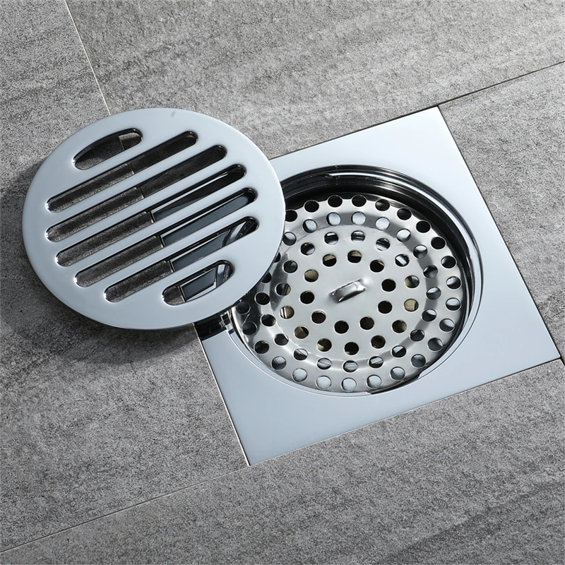 taizhou 75mm anti deodorant  anti odor stainless steel filter 10*10 drain floor anti-odor crepine