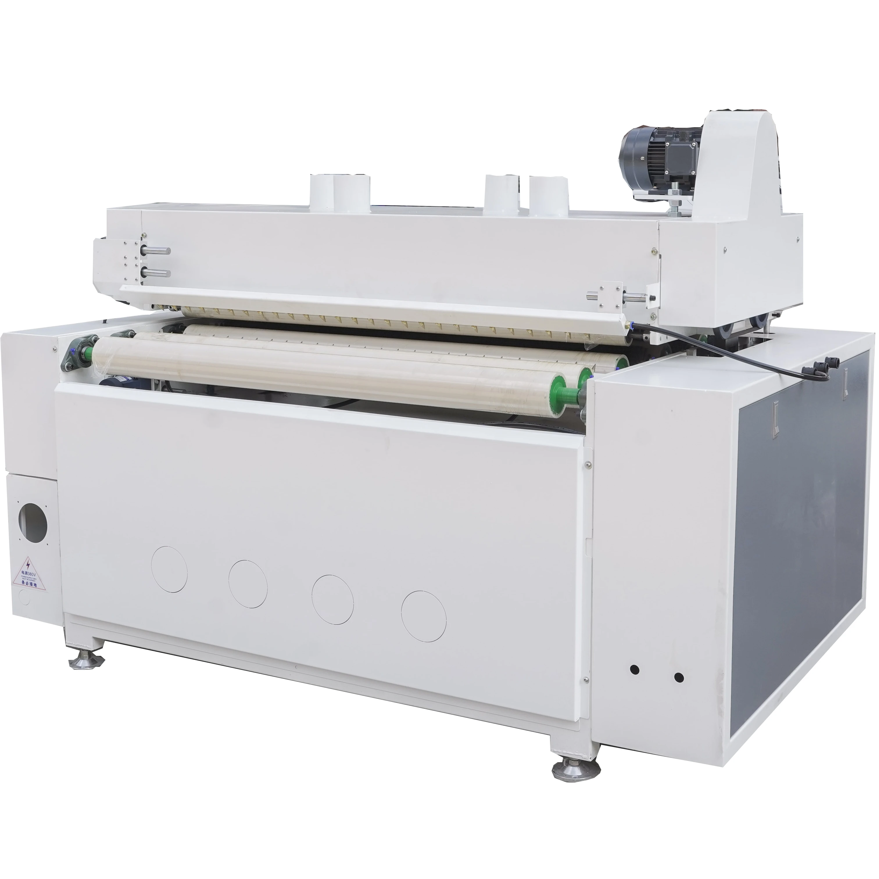 Automatic two sides  Cabinet door mdf plywood woodwork calibrate wide belt sander sanding machine for wood