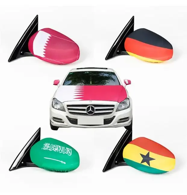 Factory Direct Sale Hot Selling Cheap Fabric Polyester Custom Logo All Countries Iraq Engine Car Hood Cover Flag
