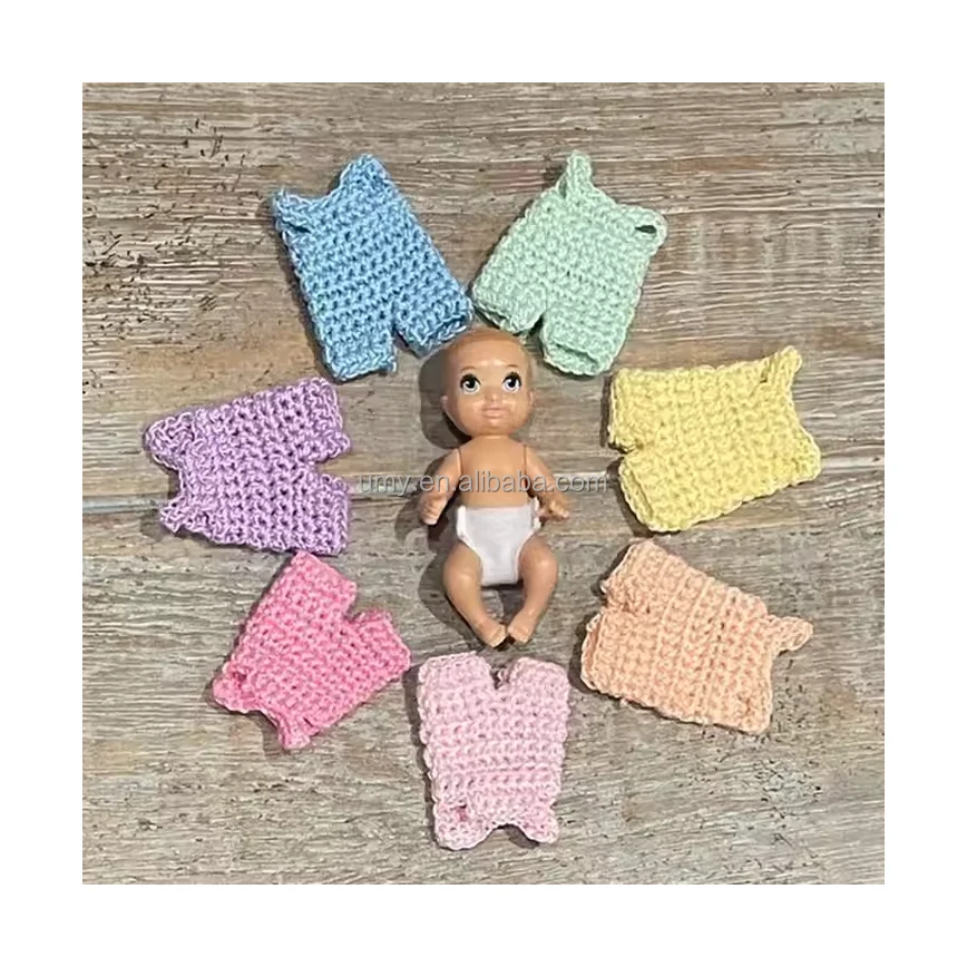 Wholesale Custom Silicone Reborn Plush Baby Toy Crochet Doll Accessories Dolls Clothes Clothing New Soft Girls Toys for