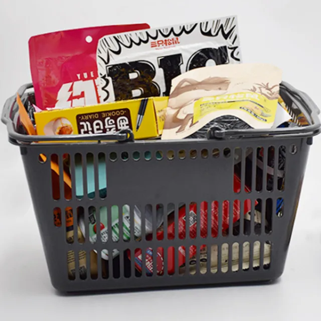Shopping Storage Basket Wardrobe Large Sundries Underwear Box Cosmetic Storage Stationery Box Shopping Basket