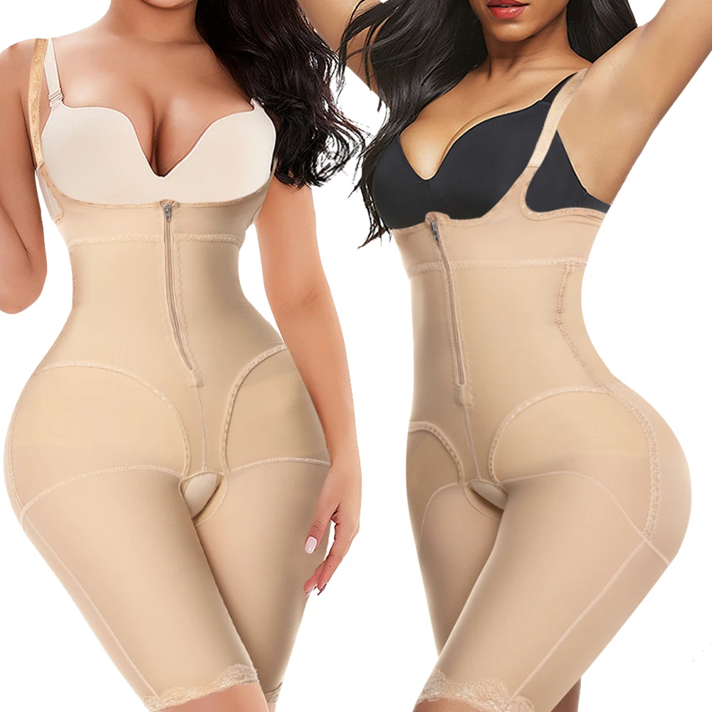 High Waist Women Slimming  Tummy Control Butt Lifter Plus Size  Bodysuit Body Shaper