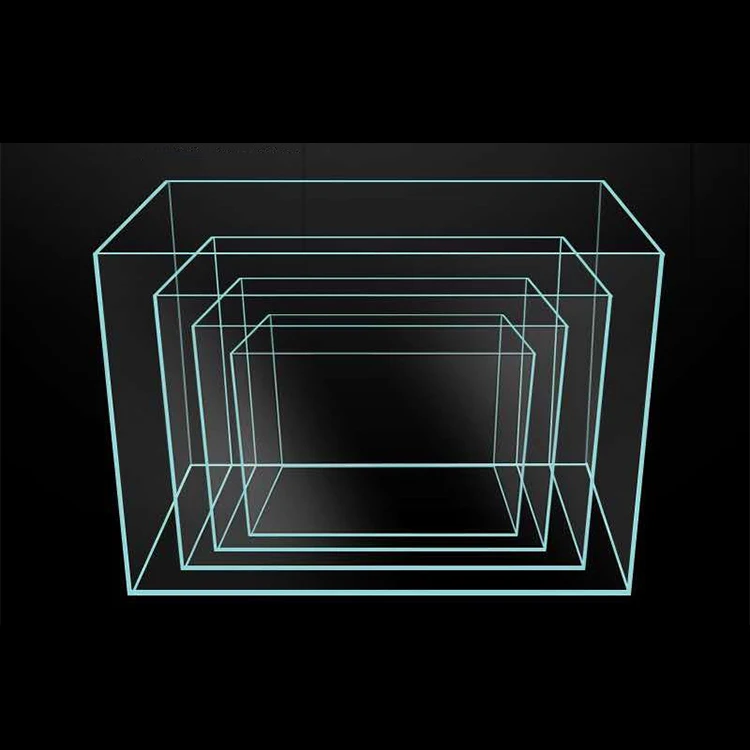 Relaxlines Factory Price All Types Customized Glass Aquarium 5 In 1 Glass Fish Tank