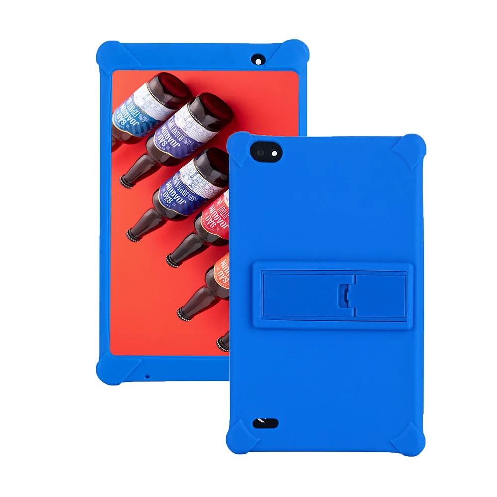 Бесплатный образец Пользовательские чехол для 7 дюймов Android 9 0 Tablet крышка детей мягкие и приятные на ощупь ткани силиконовые Регулируемая подставка Vivo
