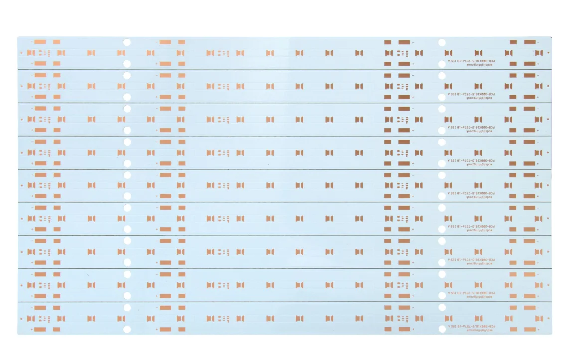 Разработка дизайна и сборки 2 Слойная алюминиевая подложка печатная плата для светодиодов