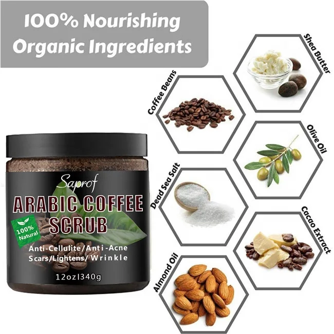Good Quality Deep Cleaning Coffee Grinding Paste Body Scrub Body Wholesale