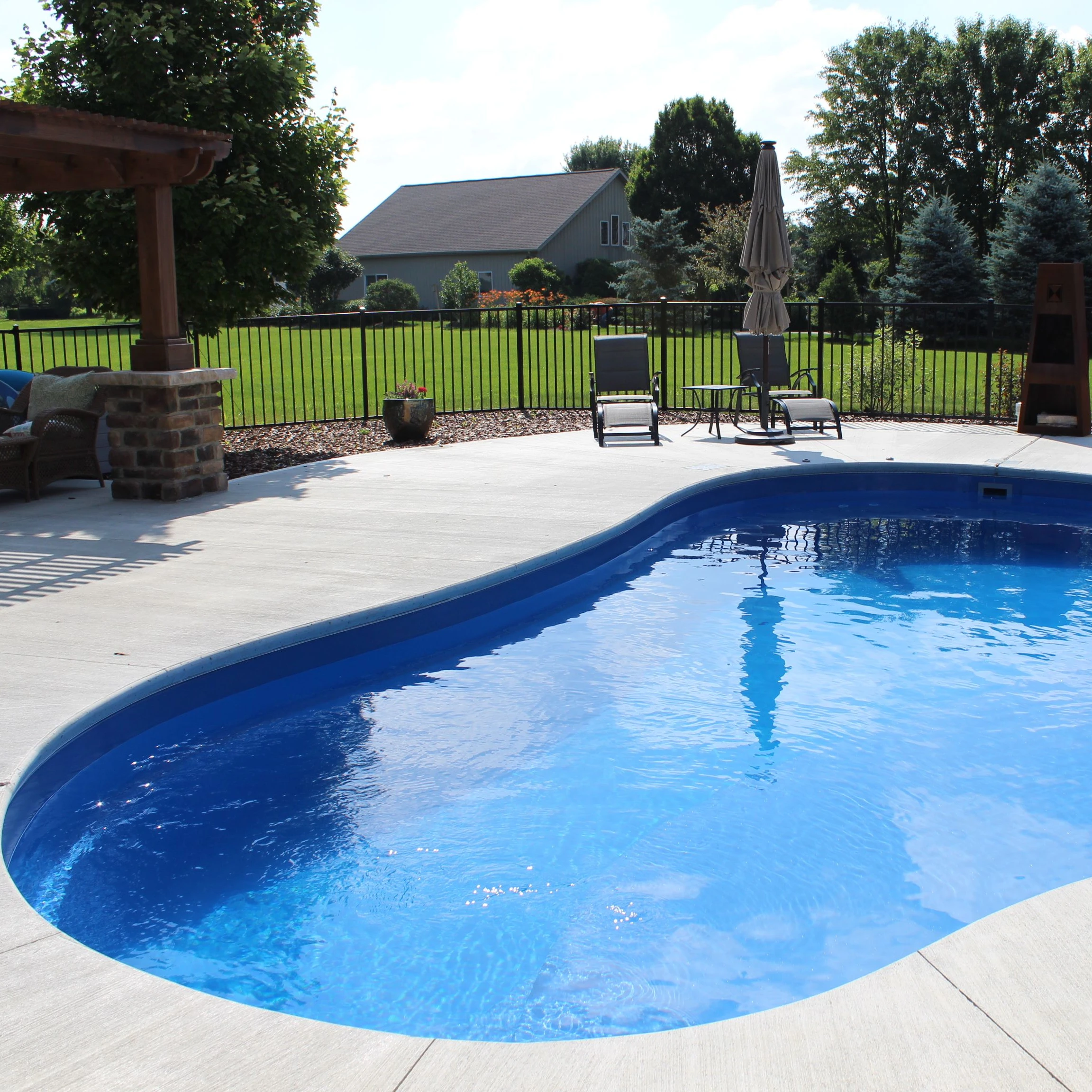 Wholesale  custom size FRP fiberglass swimming diving pool for house garden and hotel vacation