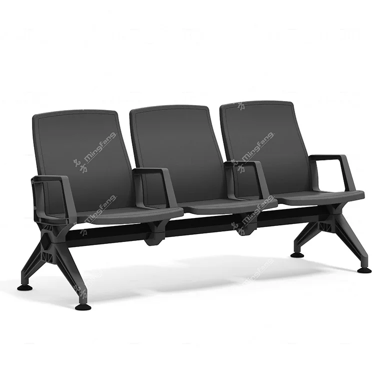 Durable Public Furniture 3 Seats Plastic Airport Waiting Chair for Hospital