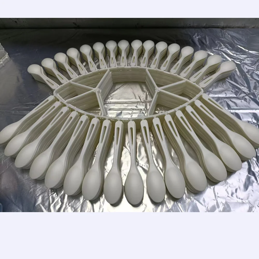 Mass Production molds and tooling for the new customized cutlery (knife, fork, spoon, coffee stirrer, etc.)