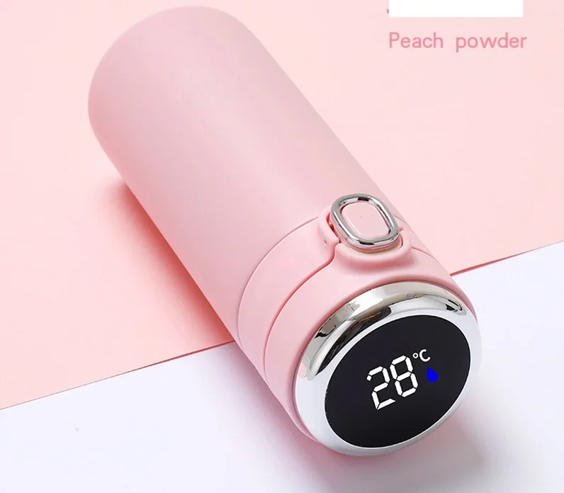 High Quality Vacuum Insulated Smart Water Cup Custom Stainless Steel Thermos Bottle With Digital LED Temperature Display